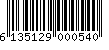 6135129000540