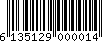 6135129000014