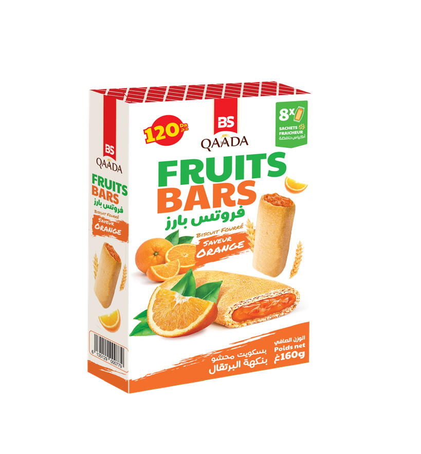 Qaâda FRUITS-BARS ORANGE